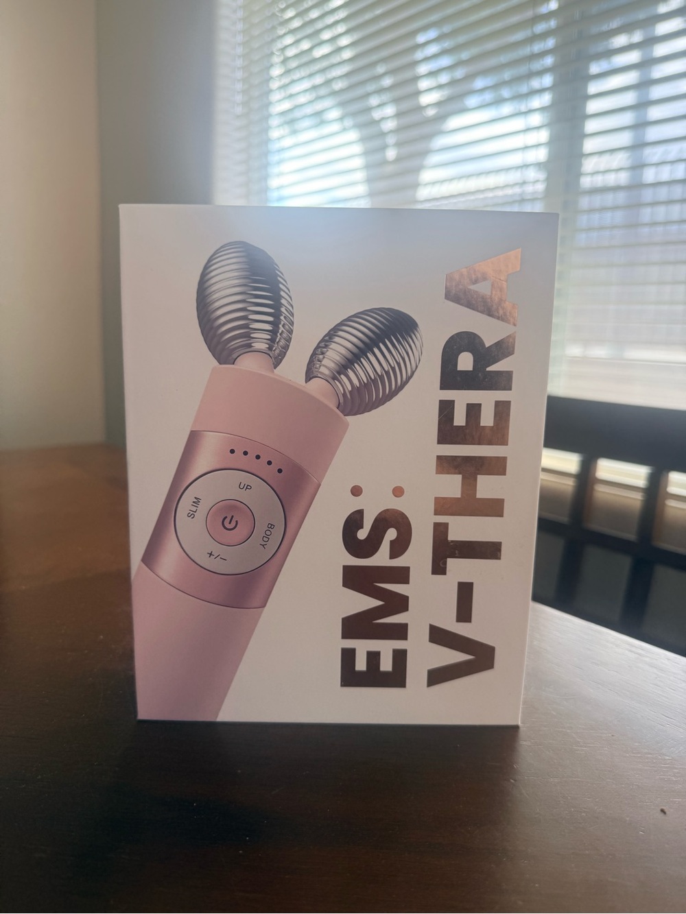 EMS V-Thera Portable Facial Toning Device - Pink